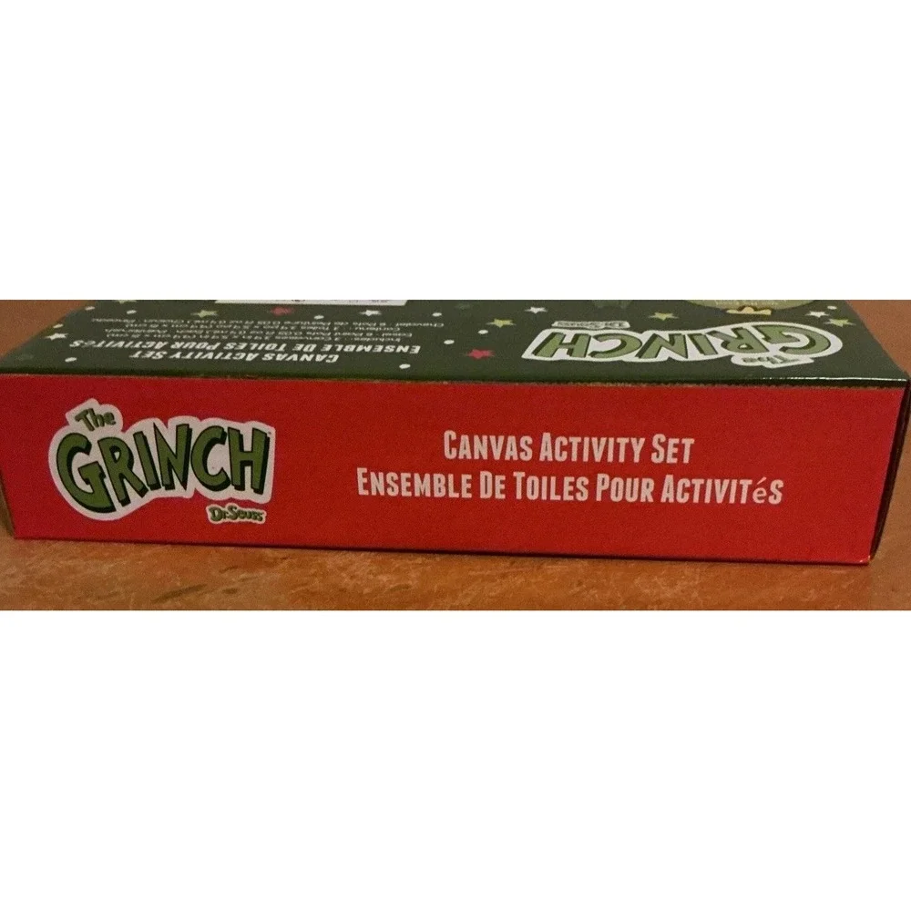 Dr. Seuss The Grinch Canvas Activity Set For Kids, 3‎ Canvases To Paint, NIB